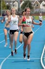 Steph Twell wins the 1500 metres beating Amy Campbell at the Scottish Championships, Scotstoun  Stadium, Glasgow.